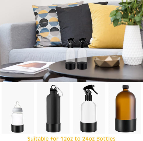 6 16 oz 12 24 oz Zubebe Pcs Silicone Bottle Boot Protective Silicone Sleeve Bottom Washable Rubber Base Accessories Non