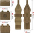 Pack Hammock LIVANS Molle IFAK Micro Trauma Pouch, Tactical First Aid Belt IFAK Bag Medical EMT Emergency Survival Med