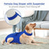 Dog Diapers Female Reusable Washable Period Diaper with Suspender,Adjustable Dog Panties Anti-Harassment, Doggie
