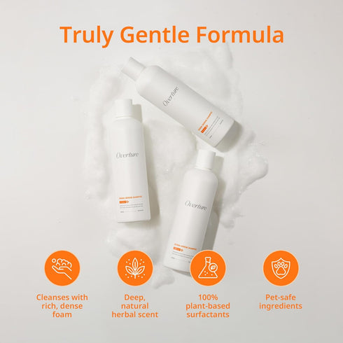 10.14 oz Daily Low-Irritation ODAC Derma Serene pet Shampoo, Korean Pet Skincare, Gentle Daily Cleanse with Winter