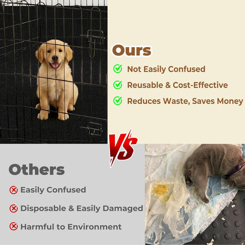 60 x74 Huge Dog Playpen Mat, in in Dog Crate Mat Extra Large Reusable Puppy Training Pads for Under Crate Cages
