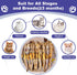 Freeze Dried Fish Dog Treats - Whole Capelin Fish, Natural Single Ingredient, 3 Oz