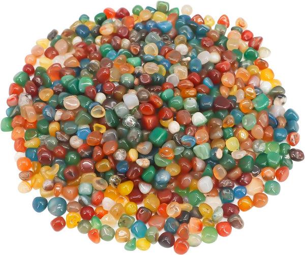 Landscaping Pebbles River Rocks, Decorative Ornamental Stones for Garden and Aquarium Gravel (2 Pounds)