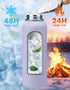Insulated Water Bottle 40 oz - Metal Hydro Thermal Flask with Straw & Auto Spout Lid, Leak Proof for Hiking