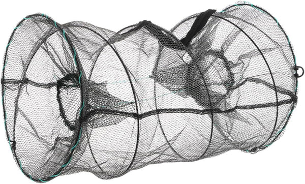 UPKOCH Foldable Fish Trap Cage Crab Shrimp Fishing Net Trap with Spring