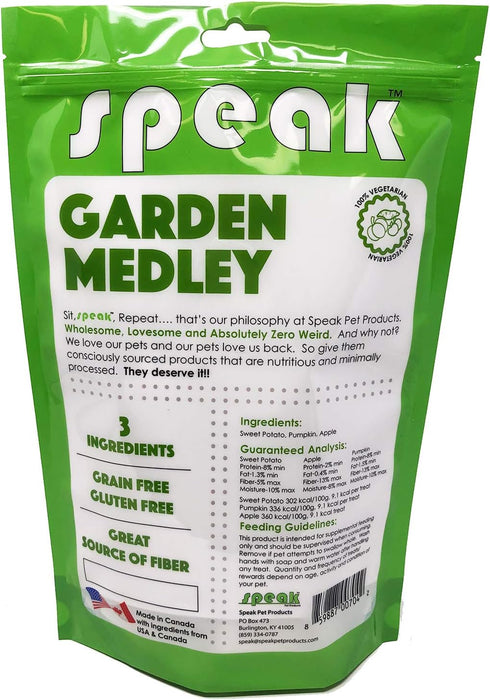 Fruit and Veggie Treats, Natural Gluten and Grain Free Low Calorie Garden Medley Chews, Perfect for Dogs, 12 Ounces