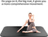 Large Exercise Mat - Treadmill, Exercise Bike Mat, Non-Slip Rubber Workout Mat for Home Gym