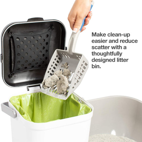 10+lbs. PetFusion Replacement Waste Bags Cat Litter Disposal & Outdoor Waste Disposal. Easily Holds Durable Leakproof