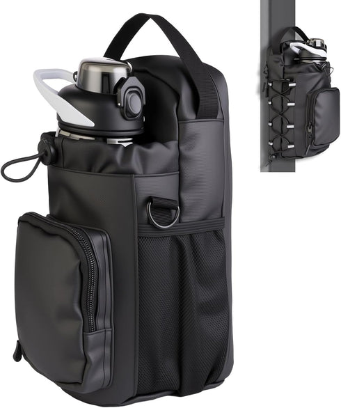 Xan Concept Magnetic Gym Bag for Men and Women,Water Bottle Bag with Phone Pockets