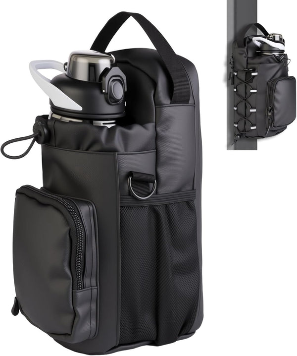 Xan Concept Magnetic Gym Bag for Men and Women,Water Bottle Bag with Phone Pockets