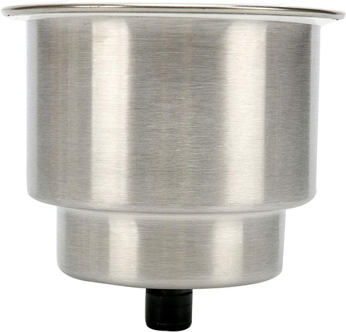 8pcs Amarine Made Stainless Drink Holder with Drain, Multi-Use Boat Cup Holders