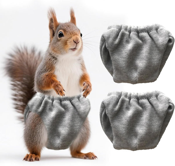 2PCS Small Pet Diapers,Adjustable Sugar Glider Diapers Climbing Diapers,Washable,Specially Designed for Use