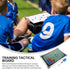Football Dry Erase Coaching Board Aluminum Alloy Tactical Soccer Training Clipboard with Marker Pen for Coaches Sports