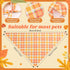 Shyyween 100 Pieces Thanksgiving Fall Dog Bandanas Bulk Plaid Bandanas for Dogs Autumn Soft Triangle Kerchief Bibs