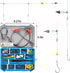 Surf Fishing Tackle Kit with Ocean Saltwater Fishing Lures, Rigs, Pyramid Sinker Weight & Hooks