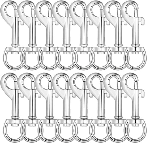 Swivel Snap Hooks, Dog Leash Clips, Dog Leash Snaps, Cat Leash Clip, Pet Buckle Trigger Clip Strap Clip (16pcs)