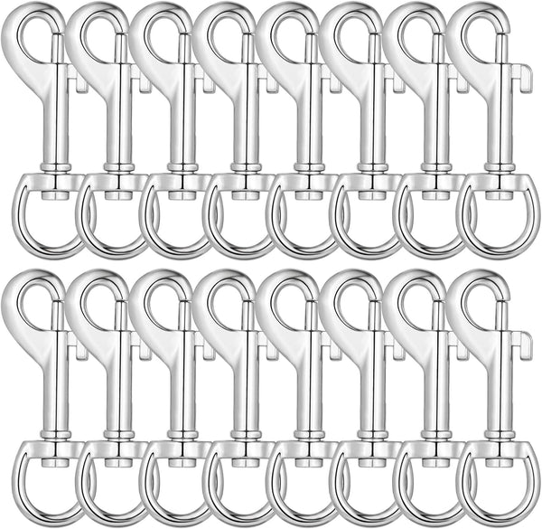 Swivel Snap Hooks, Dog Leash Clips, Dog Leash Snaps, Cat Leash Clip, Pet Buckle Trigger Clip Strap Clip (16pcs)
