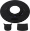 Tontron Removable Climbing Helmet Visor, Safety Helmet Sunshade with Removable Neck Flap and Face Cover (H03)