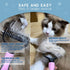 Deshedding Dog Brush - Undercoat Rake for Cats & Dogs - Double Sided Brush for Shedding and Dematting Comb Grooming