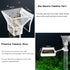 Aquarium Fish Shrimp Feeding Dish Set, Transparent Feeding Tube with Ring and Cleaning Brush for Fish Tank