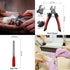 8PCS Wisedog Dog Grooming Kit - Pin & Bristle Brush, Slicker Brush, Dematting Tool, Nail Clipper, Hair Removal Mitts