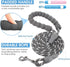 BAAPET Dog Leash 5FT-1/3'', Black, with Comfortable Padded Handle and Highly Reflective Threads for Dogs