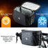 WOTOW Bike Handlebar Insulated Bag, Front Phone Bag Cooler Storage Pouch with TPU Touch Screen for Cycling Accessories
