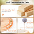 LMUGOOS Cat Scratcher, Cat Natural Sisal Scratching Pad, Kitten Interactive Toy with Ball Track Spring Ball for Chasing