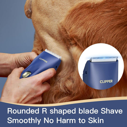 Dog Clippers - Quiet Washable USB Rechargeable Cordless Grooming Kit for Dogs and Cats Hair Trimming