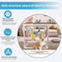 9 BABORUI Puppy Play Gym, Indoor Hanging Activity with Toys, Puppy Toys to Keep Them Busy, Adjustable Playground