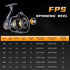 Spinning Fishing Reel, 13+1BB Saltwater Reel, Waterproof Large db Fishing Reels, 5.2:1/4.7:1 Gear Ratio