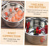 1pc 201 TIDTALEO Camping Pot Campfire Kettle Stock Pot Stainless Steel Saucepan Soup Pot Camping Oven Pot Big Pot