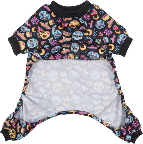CuteBone Small Dogs Outfit Soft Puppy Onesies Pjs Dog Pajamas, Comfy Doggie Jumpsuit for All Seasons P73L