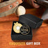 Happy Retirement Black Gold Golf Ball Marker with Hat Clip, Funny Accessories for Golf Fans