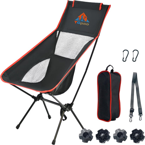 Lightweight Folding Lawn Chairs with Carry Bag,Stable and Sturdy Camping Chair with