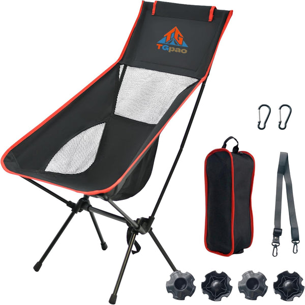 Lightweight Folding Lawn Chairs with Carry Bag,Stable and Sturdy Camping Chair with
