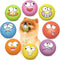 HDSX Squeaky Dog Toys Soft Latex Rubber Squeaky Dog Balls for Puppy Small