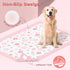 28"x34", 4-Corner (50 Counts) MIZOK Dog Pee Pads Extra Large Potty Pads for Big Dog Breeds, Super Absorbent