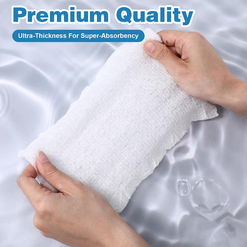 Meyeyaia 140 Pack 11x 7.87inch Disposable Compressed Face Towels for Travel - Portable Compressed Towel Tablets