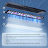 AQQA 16W Multi-Function Aquarium Light, Waterproof LED Fish Tank Light with Timer, 7 Colors, Full Spectrum