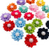 PET SHOW 10 Pairs Flower Small Dogs Hair Bows - 10 Colors with French Barrette Hair Clips