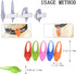 Pet Dog Cat Collar LED Christmas Lights, Clip on Light Up Dog Collar Light for Small Medium Large Dogs Cats, Waterproof