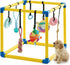 Soulchen Puppy Play Gym with 8 Hanging Toys, Small Dogs Enrichment Interactive