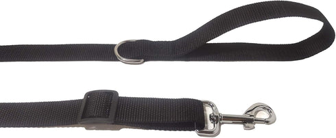 Adjustable Nylon Dog Leash, 6 Foot Long for Medium Large Dogs