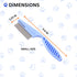 Dog Face Comb - Flea Comb for Dogs, Fine Tooth Tear Stain Remover Metal Comb for Grooming Small Pets