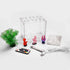 0.6 Gallon Small Betta Fish Tank Kit with LED Lighting, Stackable Beta Fish Bowl Accessories for Turtle Reptile Shrimp