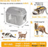 Backpack 20 lbs, Large Cat Carrier Soft Side Pet Carrier for Kitten Puppy Collapsible Travel Small Dog Carrier TSA