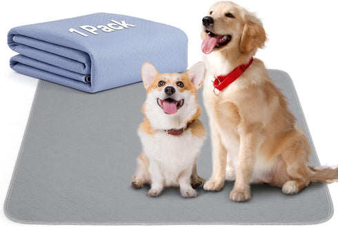 Reusable Dog Training Pads, 72x72 Inch-1 Pack, Washable Pee Pads with Fast Liquid Absorbing for Dogs, Cats, Bunny &