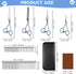 Niura 7 in 1 Professional Pet Grooming Kit - Grooming Scissors Set for Dogs & Cats