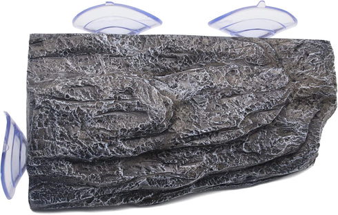 Fish Tank Aquarium Turtle Basking Platform, Tortoise Climbing Platform with 3 Suction Cups, Float Resting Terrace (Grey)